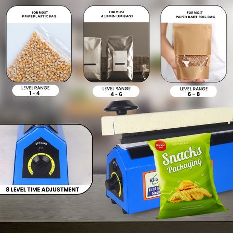 Hi Tech Impulse 8 Inch Poly Sealing machine, Pouch, Plastic Bag Packing ...