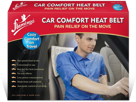 FLAMINGO Car Comfort Electric Heat Belt with Temperature Controller Heating  Pad