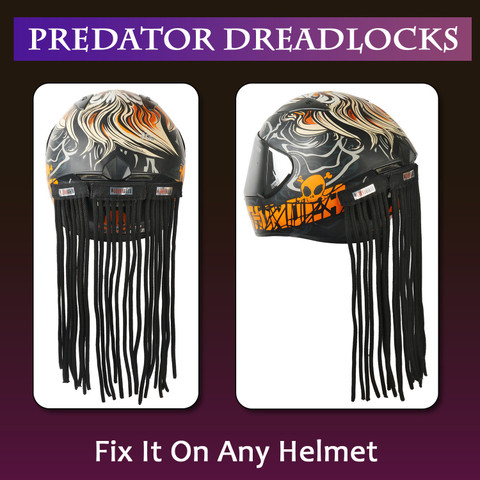 Grandbiker Helmet Predator Dreadlocks_6mm 24 length Helmet Mount