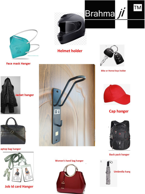 WINNY Helmet holder Multipurpose wall mountable Helmet hanger hook