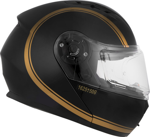 ROYAL ENFIELD J1B Lightwing Modular Helmet Black (XL) 62 Cm