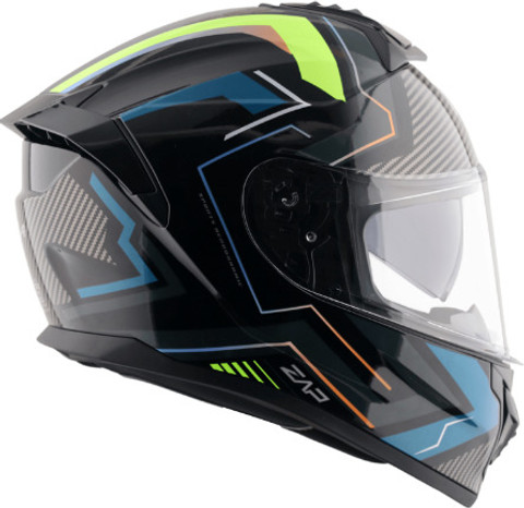 VEGA Zap Explore Dual Visor isi & Dot Certified Full Face Medium