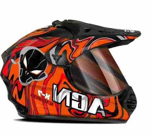 FOROLY Autogreen X7 ABS Material with Pc Visor (MM-1) Motorbike
