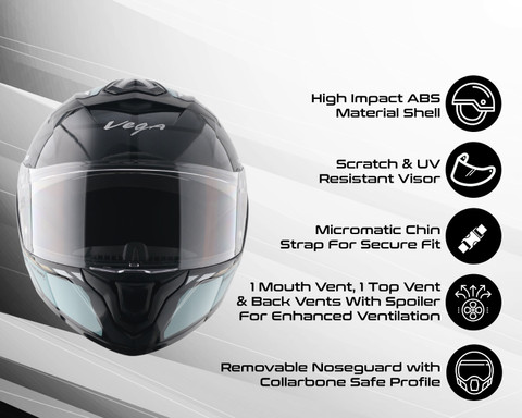VEGA VF-10 Turbo Squad Motorbike Helmet Buy VEGA VF-10 Turbo