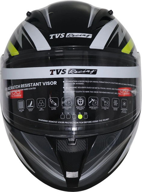 TVS Racing Dual Visor Motorbike Helmet Buy TVS Racing Dual Visor