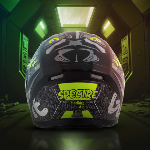 Steelbird SBA-21 Genie ISI Certified Full Face Graphic Helmet for