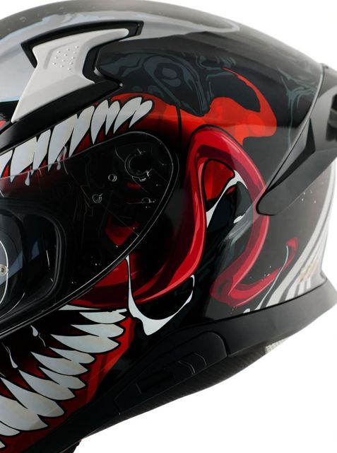 Axor Apex Marvel Venom Motorbike Helmet - Buy Axor Apex Marvel