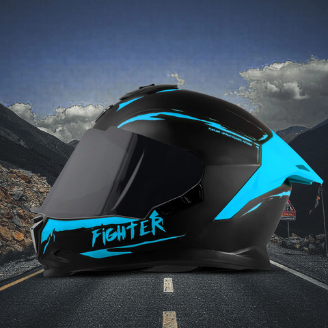 Steelbird SBH-57 Fighter F2 ISI and DOT Certified Full Face Helmet