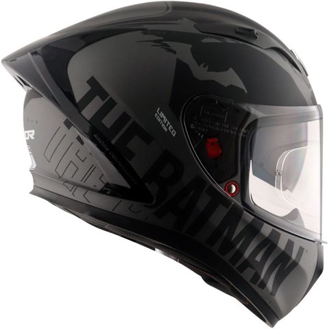 batman bike helmet price Gloss Black Motorcycle tinted visor included Batman Matte Anti-Fog Motorcycle Helmet