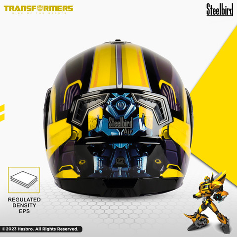 bumblebee motorcycle helmet HJC F71 Full Face It also means you can lend it to your friend and it should slip nicely onto their helmet Optimus Prime Bumblebee Transformer Motorcycle