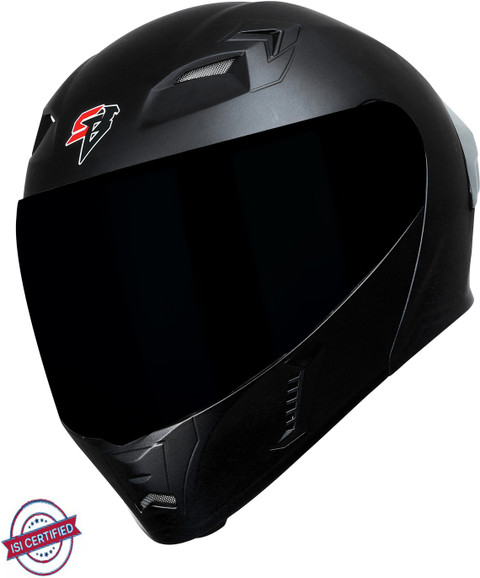 Shellhead SBA-20 Glossy Black Flip-up ISI Certified With Extra Clear Visor  Size 600 L Size Motorsports Helmet