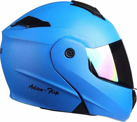 モモイロ　 FOROLY Deletion Flipup ISI with Rainbow Visor Motorbike Helmet