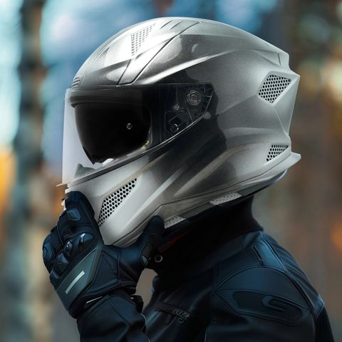 Steelbird SBH-25 Breeze On Ombre 7Wings Full Face Helmet (Glossy - Image 4
