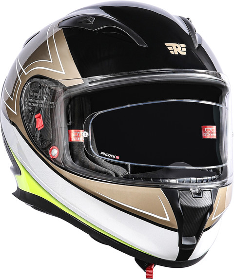 ROYAL ENFIELD Speedx ISI DOT Certified Full Face Helmet with Pinlock  Insert Visor Motorbike Helmet