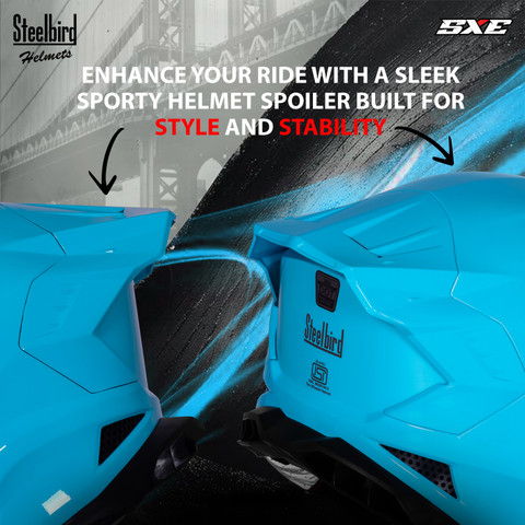 Steelbird SBH 61 SXE ISI and Dot Certified Full Face Motorbike