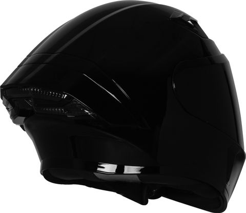 Steelbird Air Sba-11 ISS Tornado Dot & ISI Certified Full Face with Black Spoiler Large Motorsports Helmet (Black) - Image 8