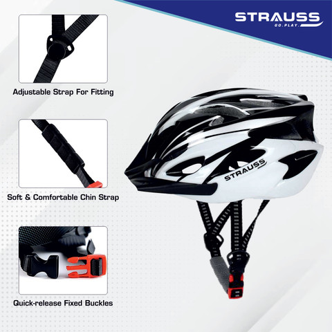 Strauss Adjustable Cycling Helmet Cycle Helmet Bicycle Helmet For Boys  Adults Cycling Helmet - Main Image