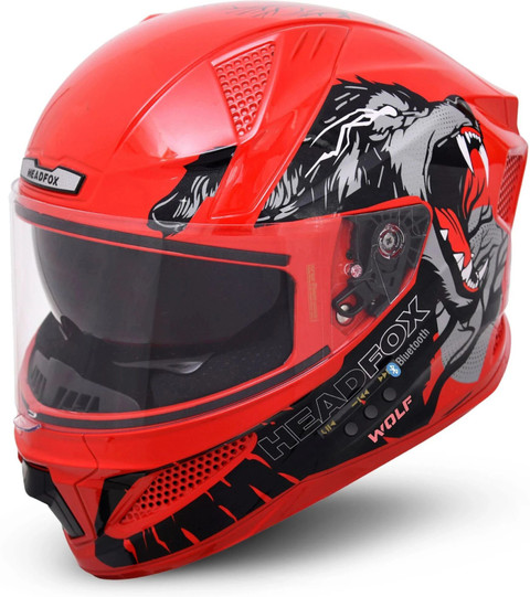 HEADFOX N2F Wolf AI Smart Bluetooth Helmet for Men Women, ENC