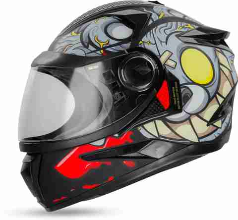Steelbird SBH-17 Rabbit ISI Certified Full Face Graphic Helmet