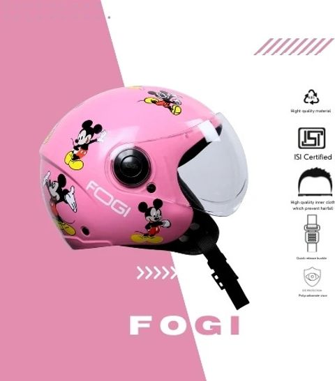 Xinor Fogi for Kids Boys Girls ISI Certified Motorbike Helmet