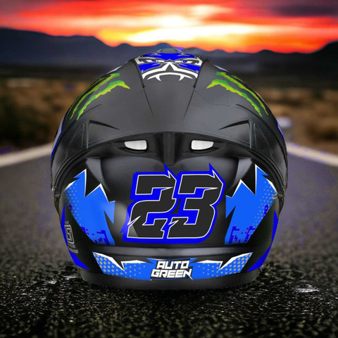 FOROLY Speed MG 23 Spoiler ABS Material with Rainbow visor