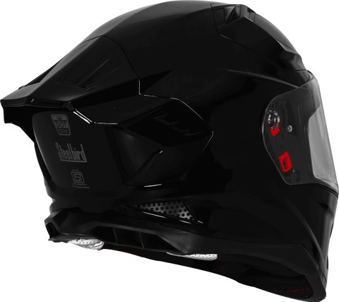 Steelbird Air SBH-61 ISS SXE Glossy Black Full Face TPE EDITION