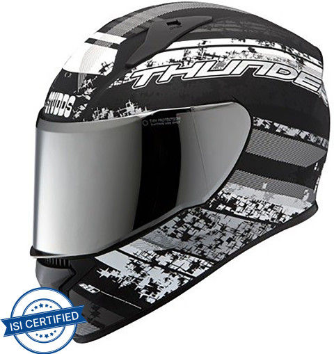 STUDDS Thunder D1 with Clear Visor Motorbike Helmet