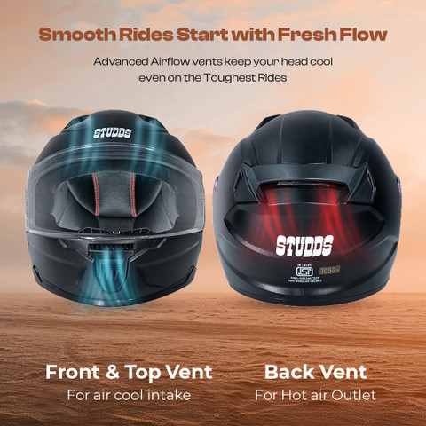 Studds Riding Helmet Price Studds Bravo Black Helmet