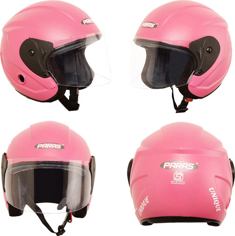 Paras Open Face Motorbike Scooty Helmet For Men Women Girls Boys