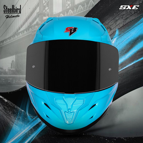 Steelbird SBH 61 SXE ISI and Dot Certified Full Face Motorbike