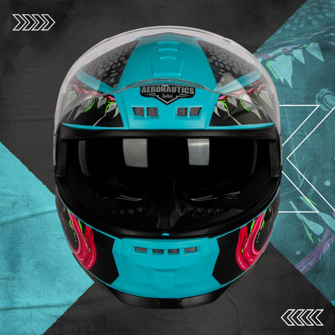 Steelbird Devil ISI Certified Full Face Graphic Helmet for Men