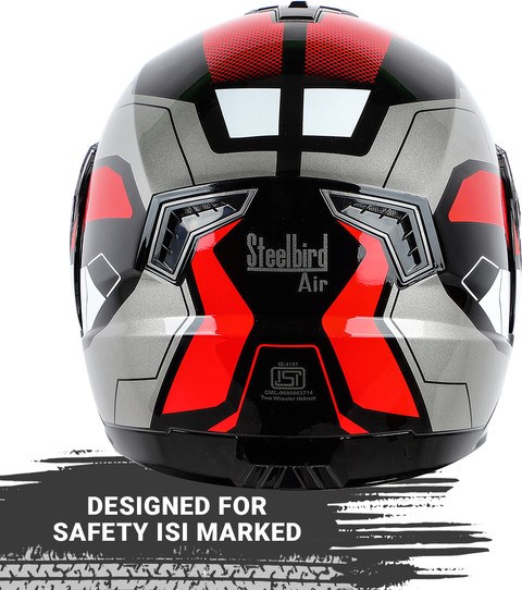 Steelbird SBA-7 Huracan ISI Certified Flip-Up Helmet for Men and