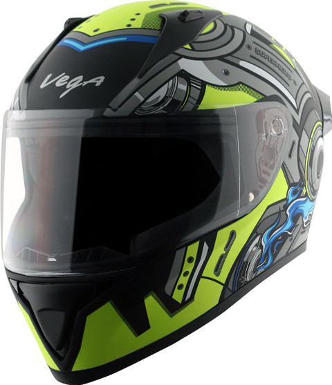 VEGA Bolt Superhero Motorbike Helmet