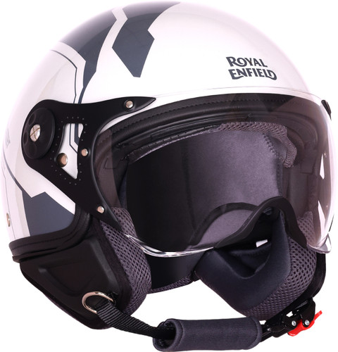 ROYAL ENFIELD AirForce 1901 Open Face with Visor ISI DOT Certified  For Men Women Motorbike Helmet