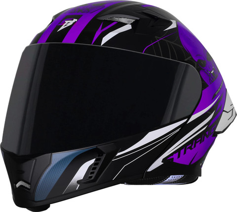Steelbird SBA-20 Strange ISI Certified Flip-Up Graphic Helmet for