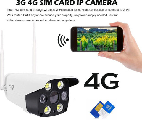 ApnaCam 5MP FHD 4G SIM Card Outdoor Waterproof Colorful Night