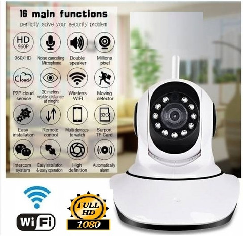 SROPX V380 Pro HD 1080P Night Vision Wireless WiFi IP Camera with Way  Audio Security Camera