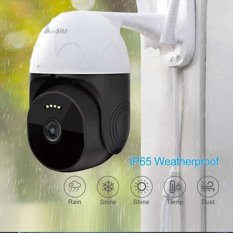 NXXTTNK Dual Lens 4g sim ptz 5MP 360 PTZ View Motion Detection 2