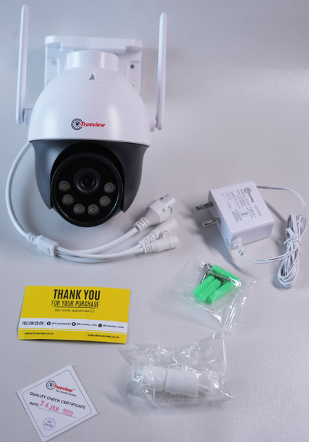 Trueview 4G Mini Pan-Tilt CCTV Camera 3MP with 12x Zoom Security