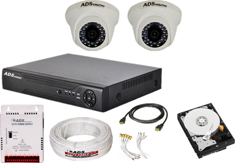 ADS VISION HD DOME Cctv Camera Full Set With 500GB HDD And All