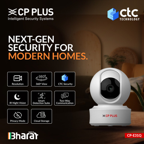 Manual Ezykam Wifi Camera CP PLUS CP-E31Q 3MP Wifi Smart CCTV