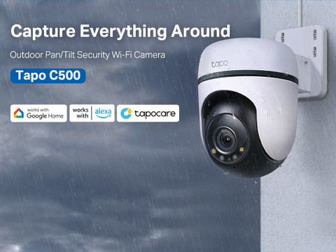 TP-Link Tapo C500 1080p Outdoor Pan/Tilt Security WiFi Smart Camera  Security Camera