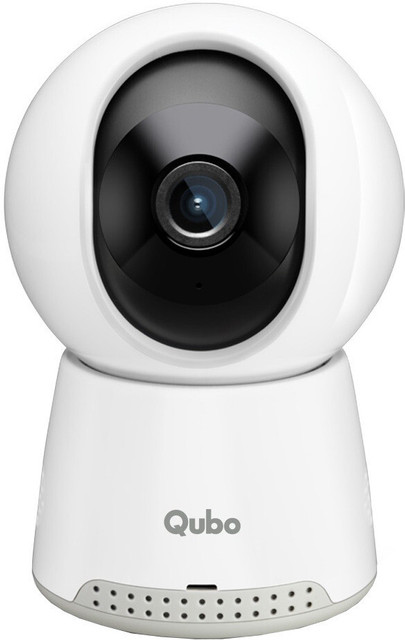 Qubo Smart 360 Q100 2K Wi-Fi| 3MP AI App Alerts Alarm |Cloud+SD  Storage Security Camera