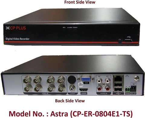 CP PLUS HYBRID FULL HD DVR 8CH, 4D/4B Camera WITH 1TB HARD