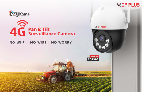 CP PLUS CP-Z32G |3MP 4G Pan Tilt |2-Way Audio |30M Night Vision