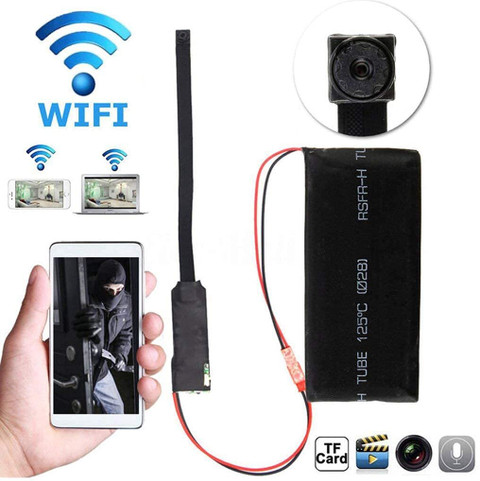 AVOIHS 1080p WiFi Wireless Small Hidden Security Camera IP P2P