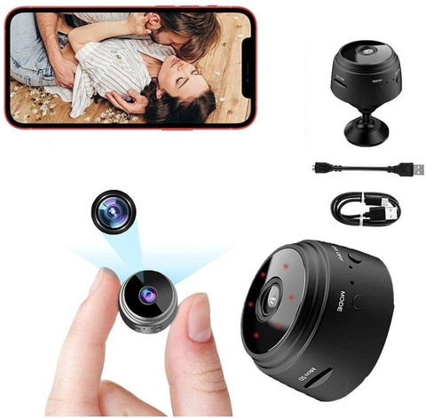 Bzrqx Wireless Small Video Camera For Home Indoor Outdoor Security For  Monitoring Spy Camera