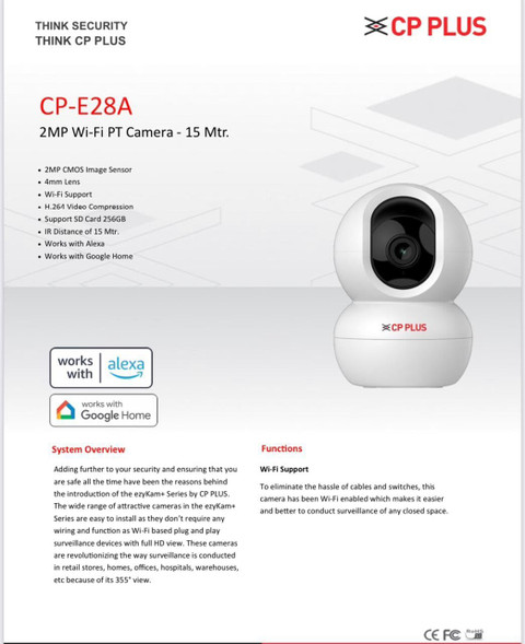 Plus Cctv Camera Installation Cp Plus Ezykam Ezykam Wifi Camera CP