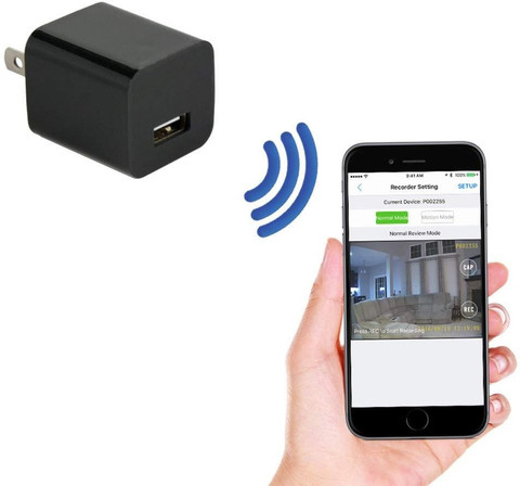 IC PLUS Wifi 1080P USB Charger Type Camera spy hidden Security