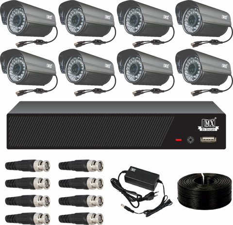 MX CCTV Camera Kit Channel Analog System w/ Analog Camera DVR